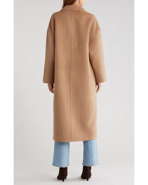 Reiss Natural Lara Double Breasted Coat