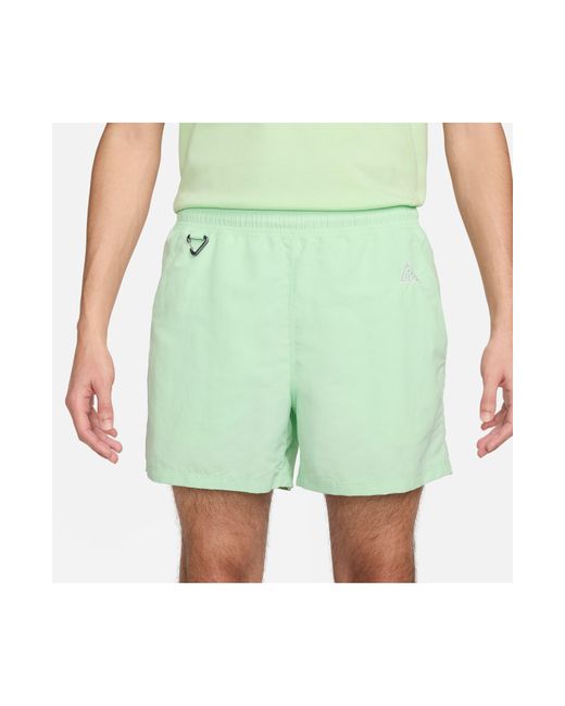 Nike Green Acg Reservoir Goat Water Repellent Hybrid Shorts for men
