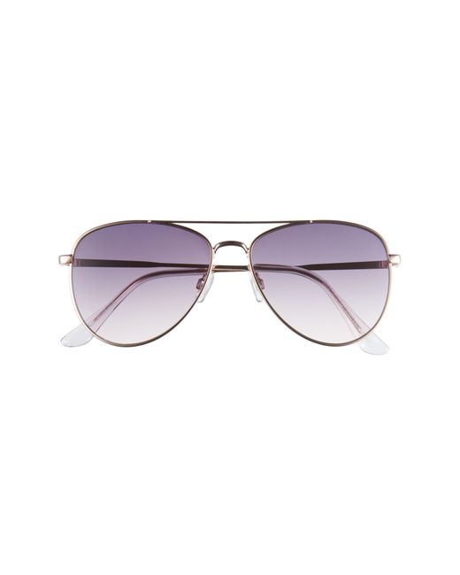 BP. Purple 55mm Gradient Aviator Sunglasses