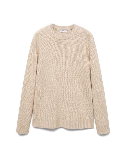 Mango Natural Regular Fit Sweater for men