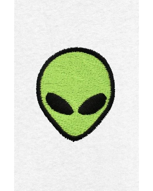 Alix White Alien Heavyweight Soft Tee for men