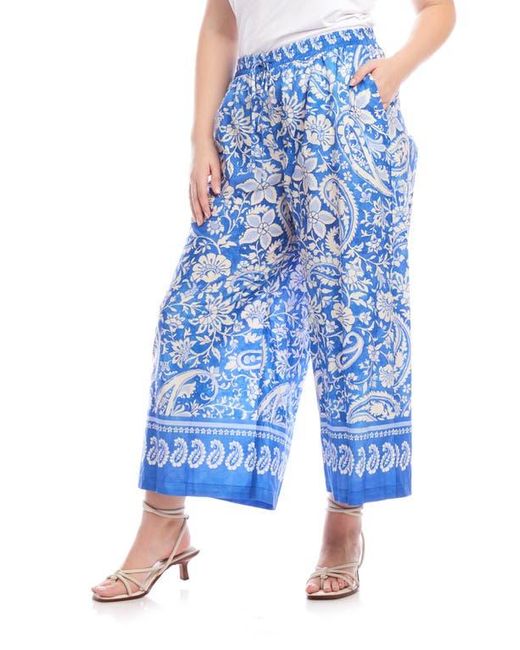 Karen Kane Blue Drawstring Pants