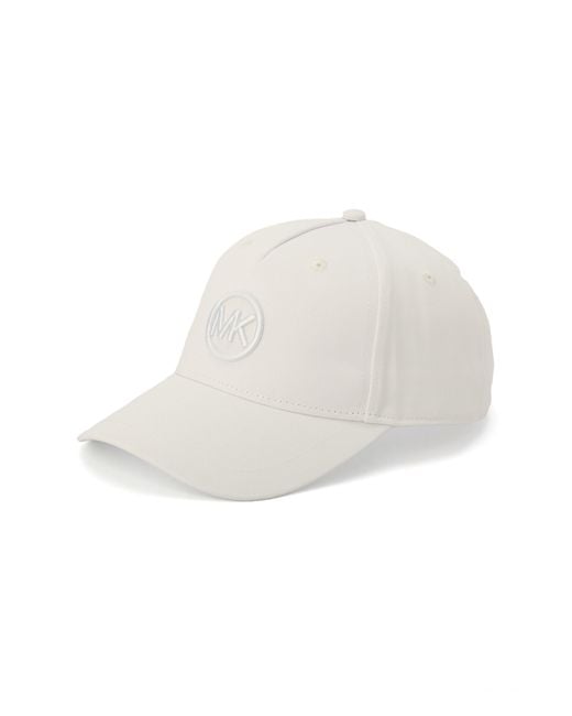 MICHAEL Michael Kors White Logo Baseball Cap