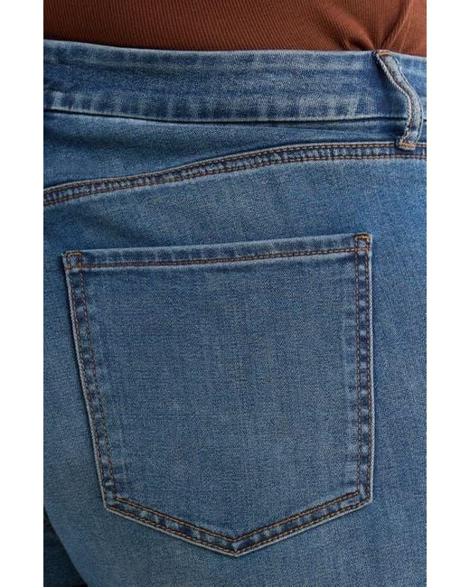 Kut From The Kloth Blue Meg High Waist Ankle Wide Leg Jeans