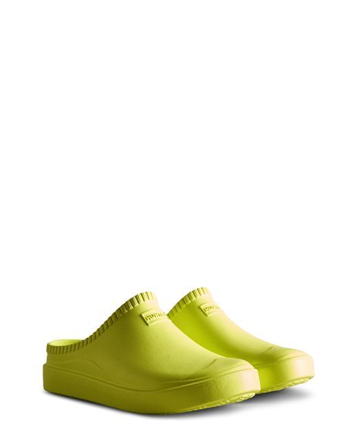 HUNTER Gender Inclusive In/out Bloom Clog in Yellow | Lyst