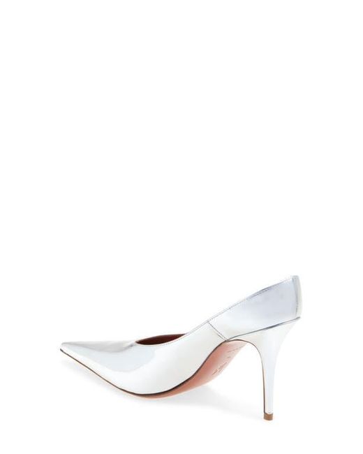 AMINA MUADDI White Anok Pointed Toe Mule