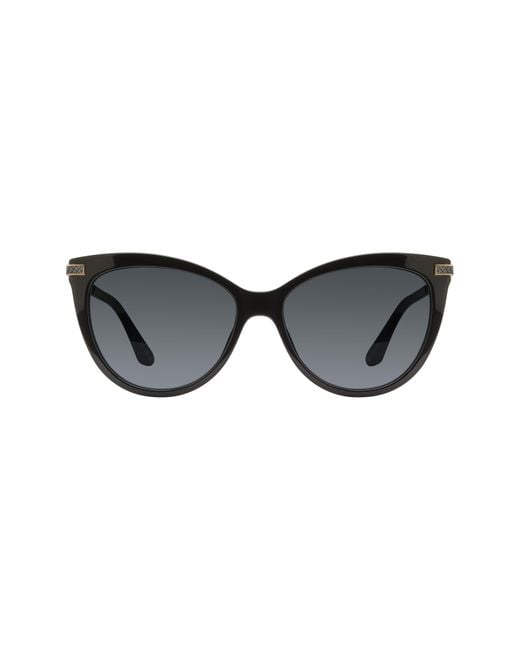 Stuart Weitzman Black 57Mm Gradient Butterfly Sunglasses