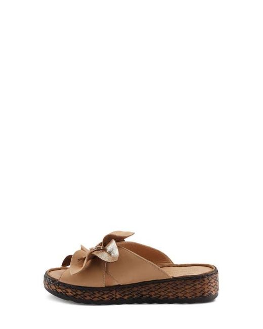 Spring Step Brown Hilary Glam Slide Sandal