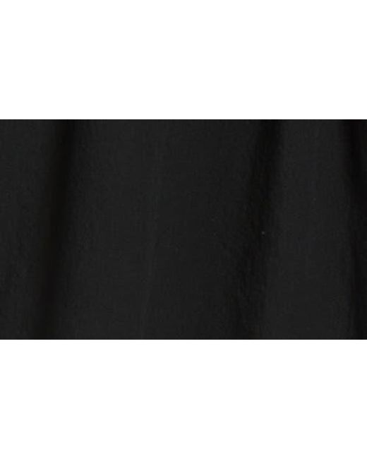 Treasure & Bond Black Lace Pintuck Cotton Top