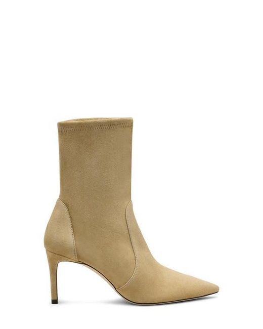 Stuart Weitzman Natural Stuart Pointed Toe Bootie