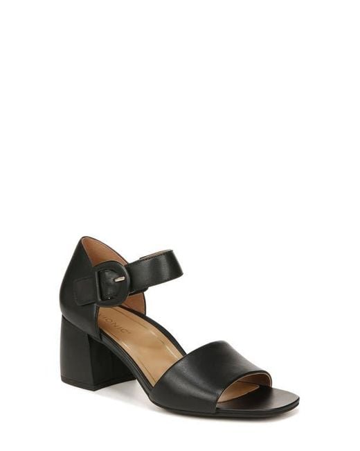 Vionic Black Chardonnay Block Heel Sandal