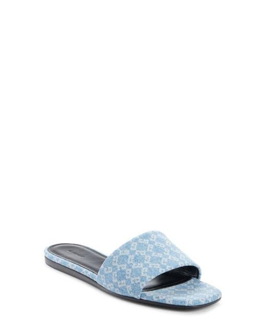 Givenchy Blue 4G Flat Slide Sandal