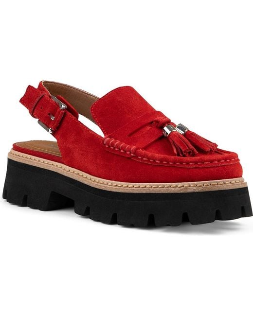Donald J Pliner Marsha 2 Slingback Loafer in Red | Lyst display picture 1