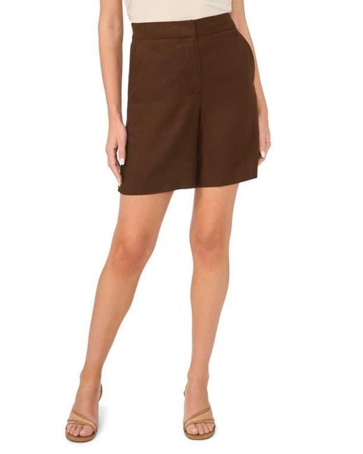 Halogen® Brown Tailored Shorts