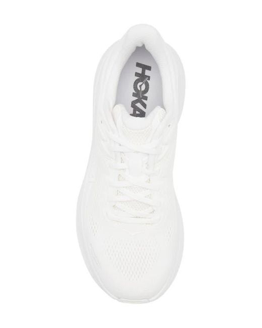 Hoka One One White Bondi 9 Running Shoe for men