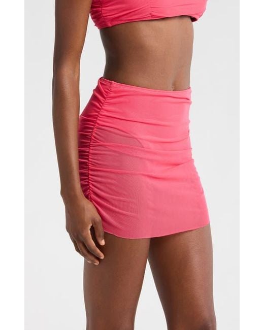Hutch Pink Tawnie Skirted Bikini Bottoms
