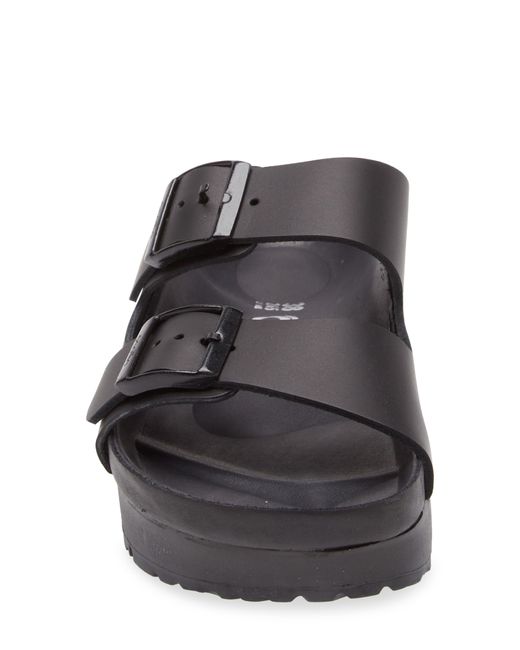 Birkenstock Black Arizona Flex Exquisite Platform Sandal