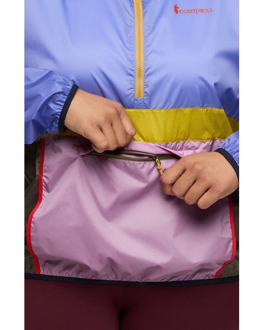 COTOPAXI Blue Teca Half-Zip Windbreaker