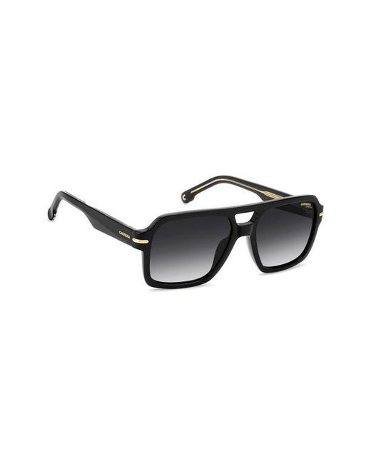 Carrera Black 56Mm Gradient Square Sunglasses for men