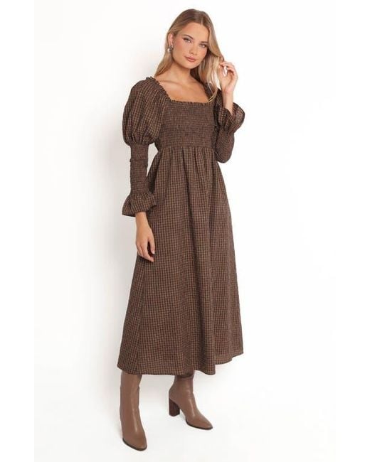 long sleeve dress flare sleeve Azealia Flare Maxi