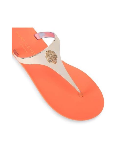Kurt Geiger Pink Maddison T-Bar Sandal