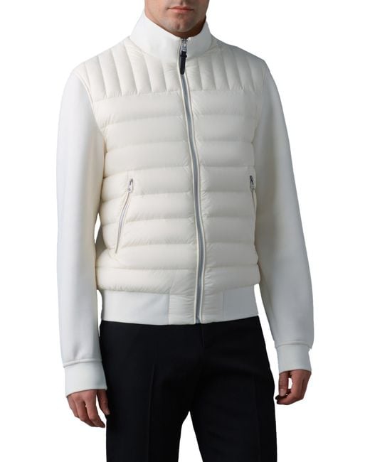 Mackage Gray Collin-R Quilted Down Puffer Jacket for men