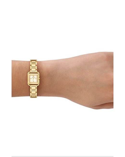 Tory Burch Metallic The Small Kira Square Bracelet Watch Set, 18Mm X 18Mm