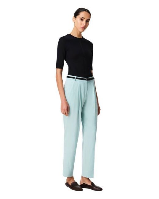 Another Tomorrow Blue Peg Trouser