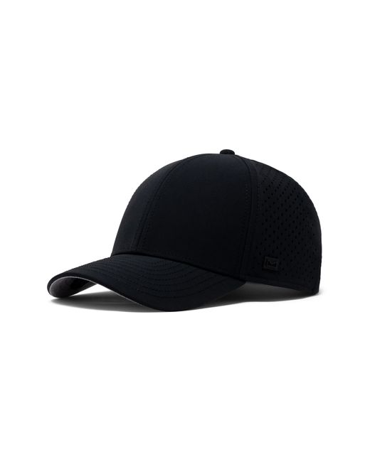 Melin Black A-Game Hydro Performance Snapback Hat for men
