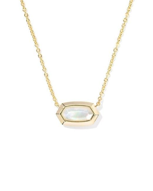 Kendra Scott Metallic Elisa Short Pendant Necklace