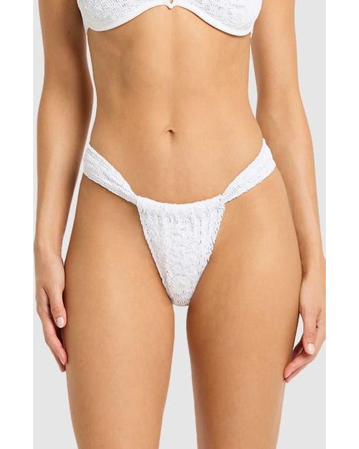Bondeye White Georgia Bikini Bottoms