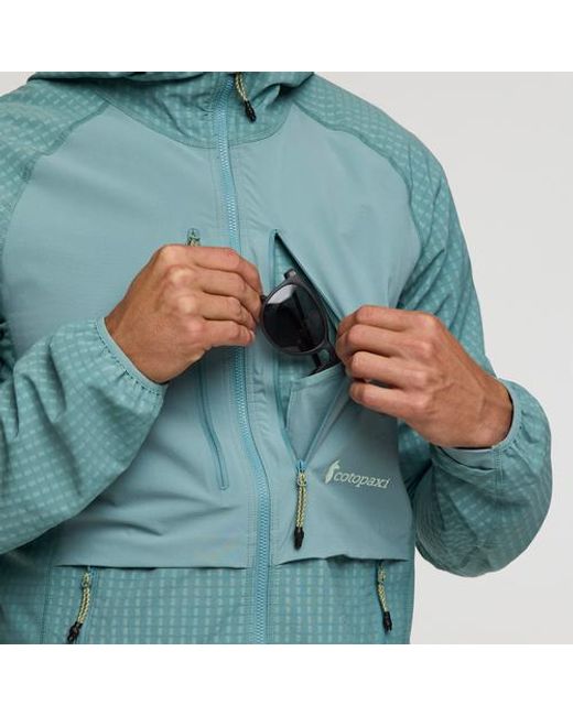 COTOPAXI Blue Yermo Hooded Jacket for men