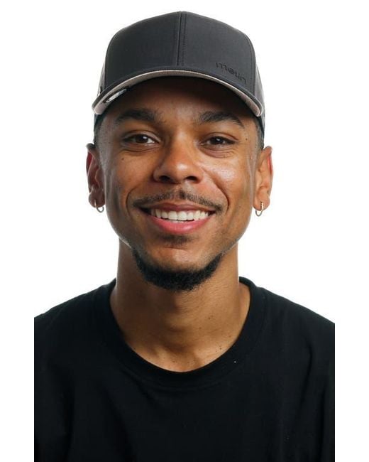 Melin Blue Hydro Compass Snapback Cap for men