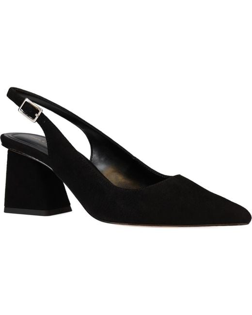 Pelle Moda Black Florin Slingback Pointed Toe Pump