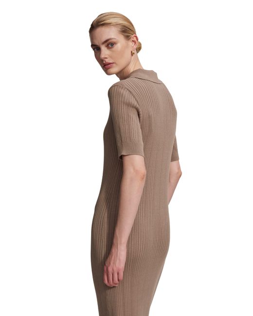 Varley Natural Andrea Pointelle Maxi Sweater Dress