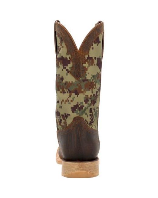 Durango Brown Digi Camo Western Boot for men