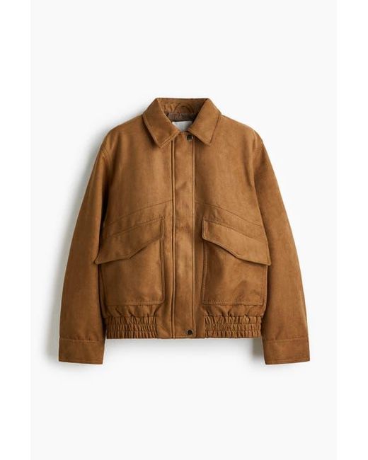 H&M Brown Napped Jacket