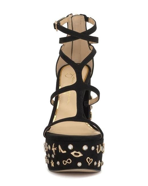 Jessica Simpson Black Aamina 2 Strappy Platform Sandal