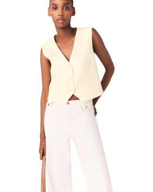 Maje White Tailored Jacket