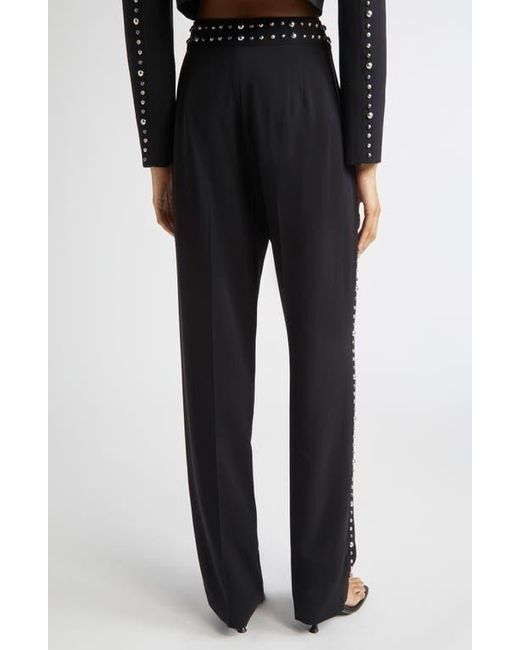 Cinq À Sept Black Olga Stud Detail Pants
