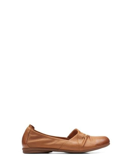 Clarks Brown Rena Way Flat