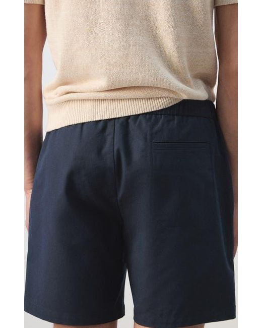 Mango Blue Drawstring Shorts for men