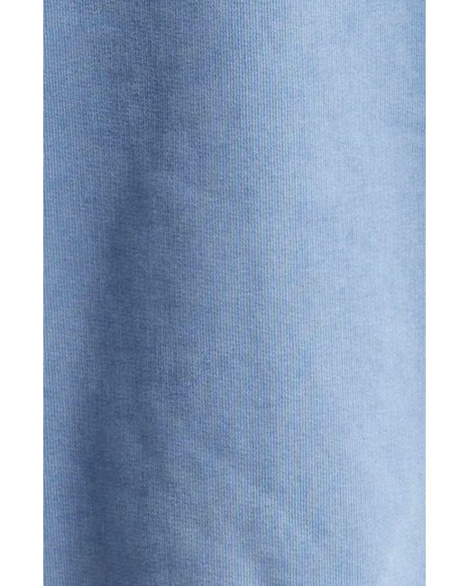 Balenciaga Blue Tape Logo Distressed Cotton Hoodie for men