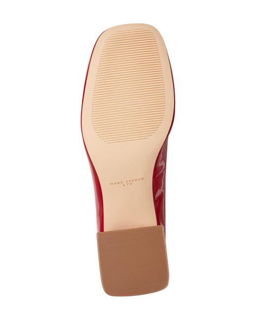 Marc Fisher Red Nessily Mary Jane Pump