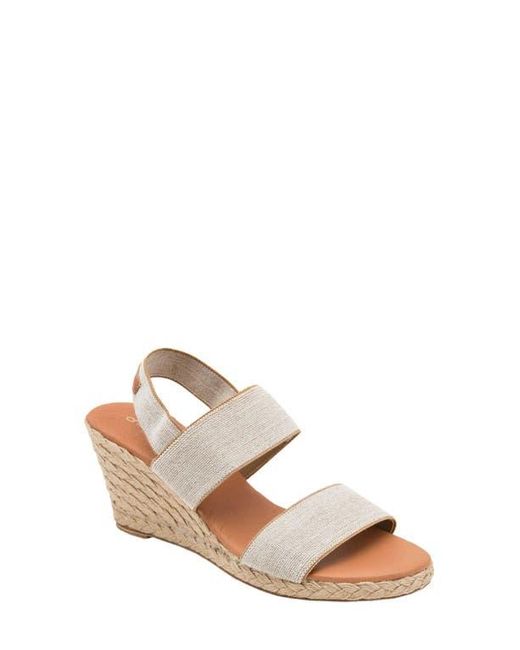 Andre Assous Metallic Allison Wedge Sandal