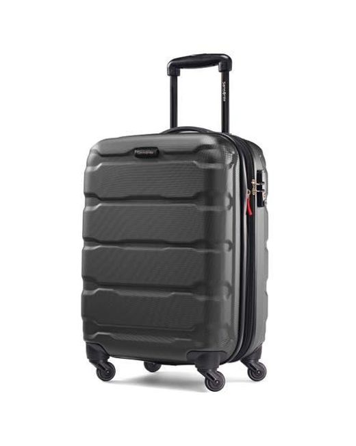 Samsonite Gray Omni Pc Carry-On 20-Inch Hardside Expandable Luggage With Spinner Wheels