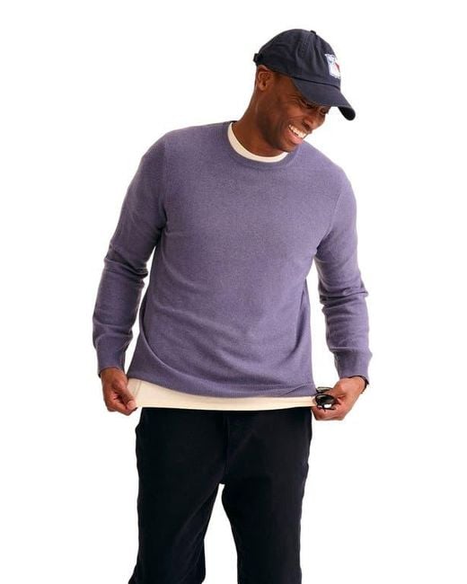 NAADAM Blue The Original Cashmere Sweater for men