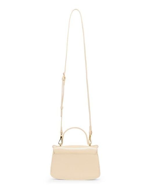 Dolce Vita Natural Lucia Faux Leather Top Handle Bag