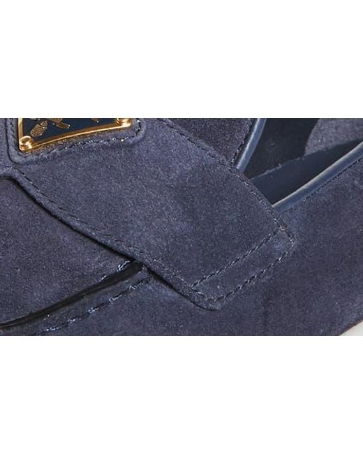 Prada Blue Saint Tropez Loafer