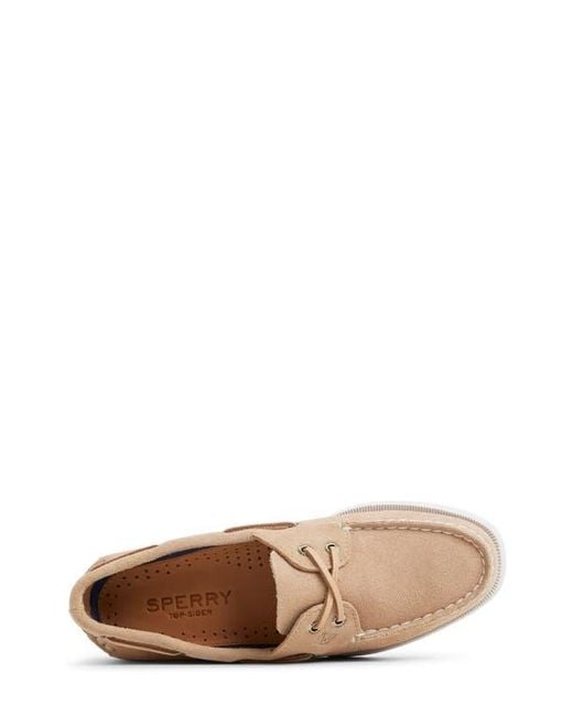 Sperry Top-Sider Natural Authentic Original 2-Eye Boat Shoe for men